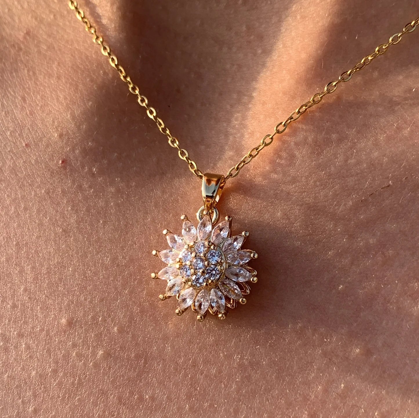 COLLAR GIRASOL GIRATORIO