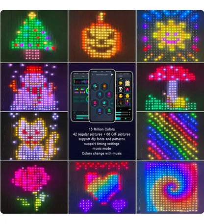 LED LUCES CORTINA INTELIGENTES