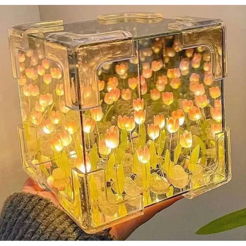 LAMPARA DE TULIPANES