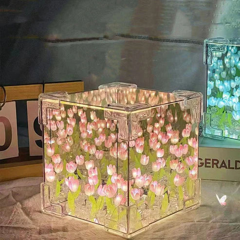 LAMPARA DE TULIPANES