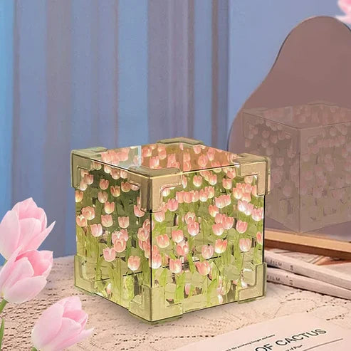 LAMPARA DE TULIPANES