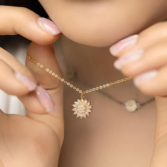 PACK NUTRIA , ANILLO Y COLLAR GIRASOL