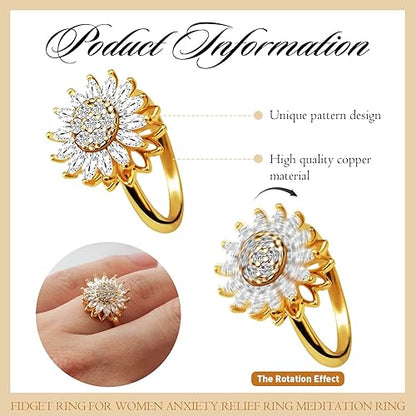 PACK NUTRIA , ANILLO Y COLLAR GIRASOL